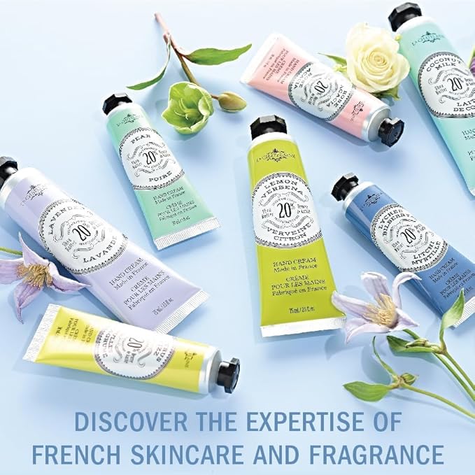 La Chatelaine French Hand Cream Trio Tin, Holiday Gift Set, Hand Lotion - Image 4