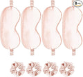 Satin Eye Mask 8Pcs Silk Sleep Masks Silky Blindfold Eyeshade Blackout Eyes by WJingYiJia