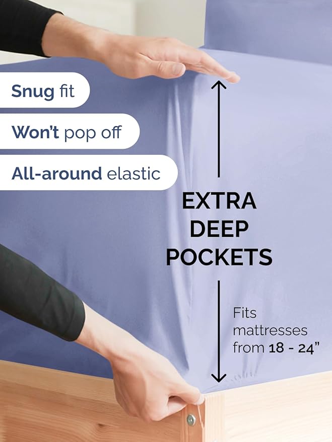 Extra Deep King Fitted Sheet - Image 2