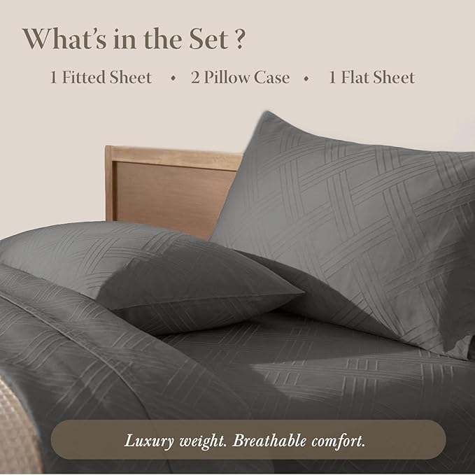 Threadmill Luxury 100% Cotton King Sheets - Image 4