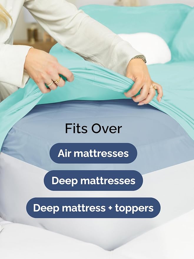 Extra Deep Full Fitted Sheet - Image 6