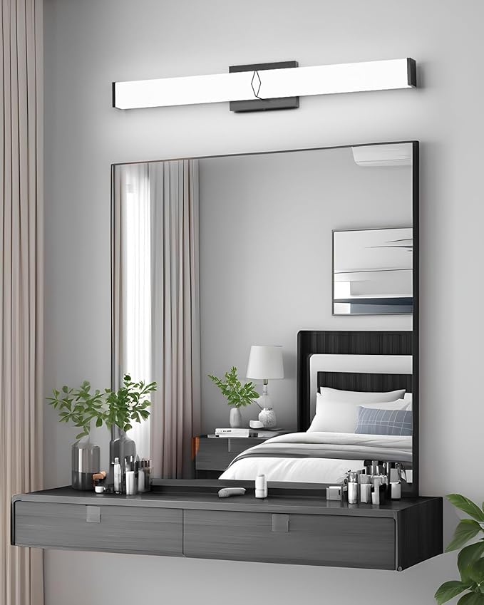 Modern Bathroom Light Fixtures, 32inch Dimmable Bathroom Vanity Lights Over - Image 6