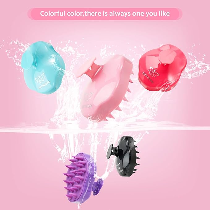 URTHEONE Scalp Massager Shampoo Brush, Soft Silicone Scrub Brush, Relax Scalp - Image 7