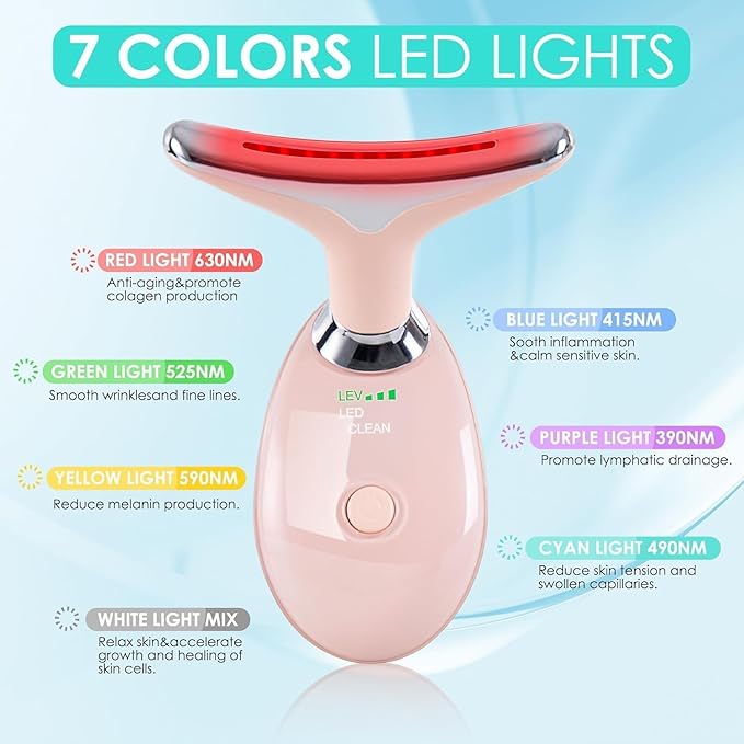 Facial Massager Red-Light-Therapy-for-Face and Neck, Face  culpting Wand - Image 2