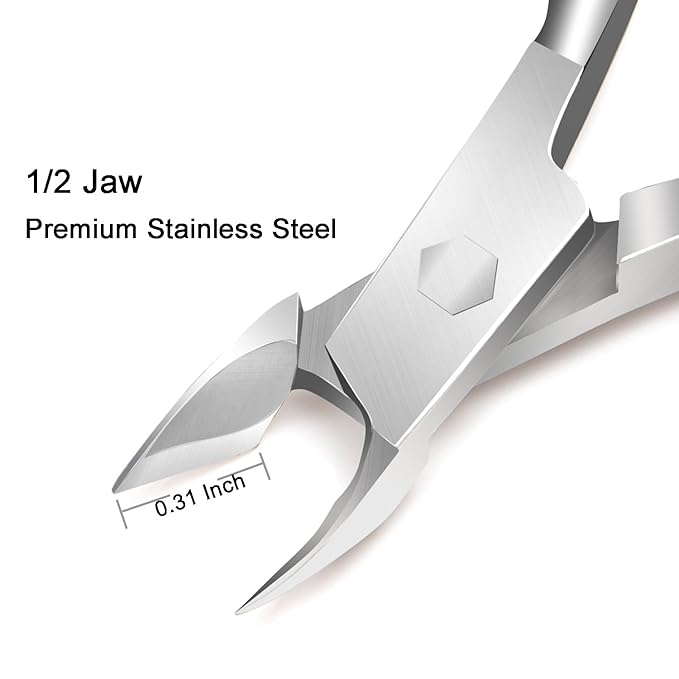 Ejiubas Cuticle Pusher Cuticle Nipper Stainless Steel Cuticle Trimmer Cuticle - Image 2