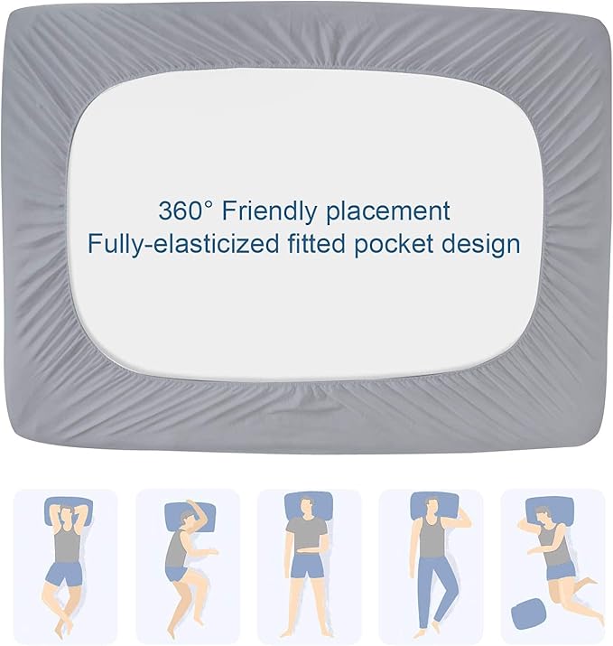 Queen Mattress Protector Pad Waterproof Quilted, Breathable & Cooling Queen - Image 6