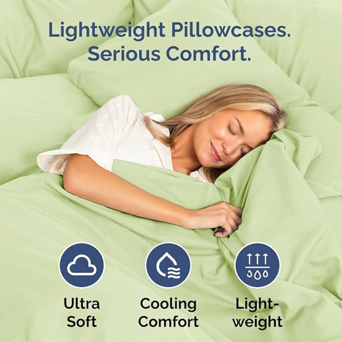 Body Pillowcases Set of 2-20x54 Long Body Pillow Case - Image 3