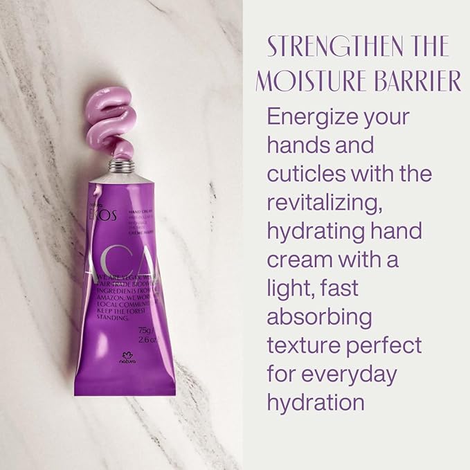 Natura - Ekos Açaí Hand Cream - Anti-Dullness Hand Balm - Recharge the Skin - - Image 4