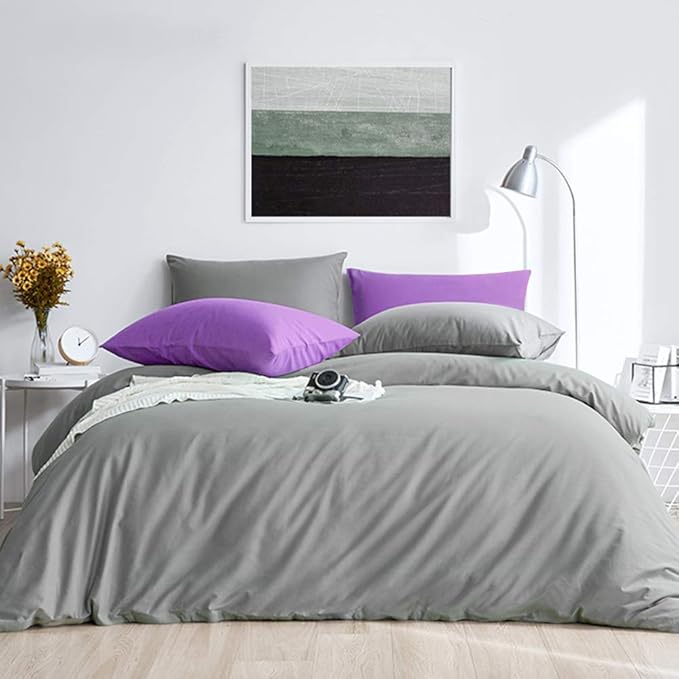 FLXXIE King Pillow Cases Set of 2, Soft Microfiber Pillow Covers - Image 5