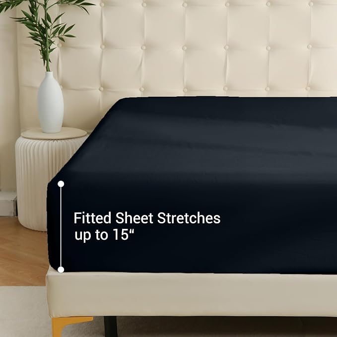 Bulk King Fitted Sheet Only Deep Pocket 6 Pack, Quick Sort Bottom Bed Sheets - Image 7