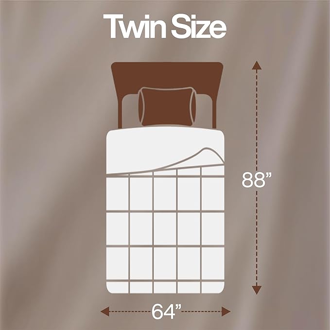 Utopia Bedding Twin Comforter Duvet Insert, Quilted White Comforter - Image 2