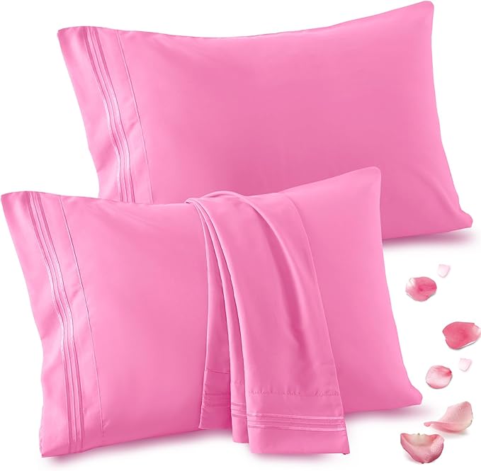 Vonty 2 Pack King Pillow Cases by CreateCozyLife