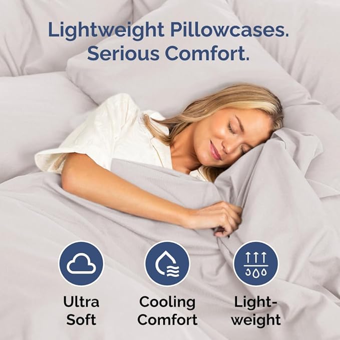 Body Pillowcases Set of 2-20x54 Long Body Pillow Case - Image 3