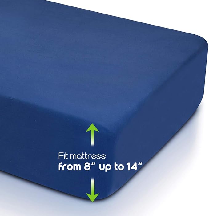 Fitted Sheet- COSMOPLUS Full Fitted Sheet Only（No Flat Sheet or Pillow Shams） - Image 3