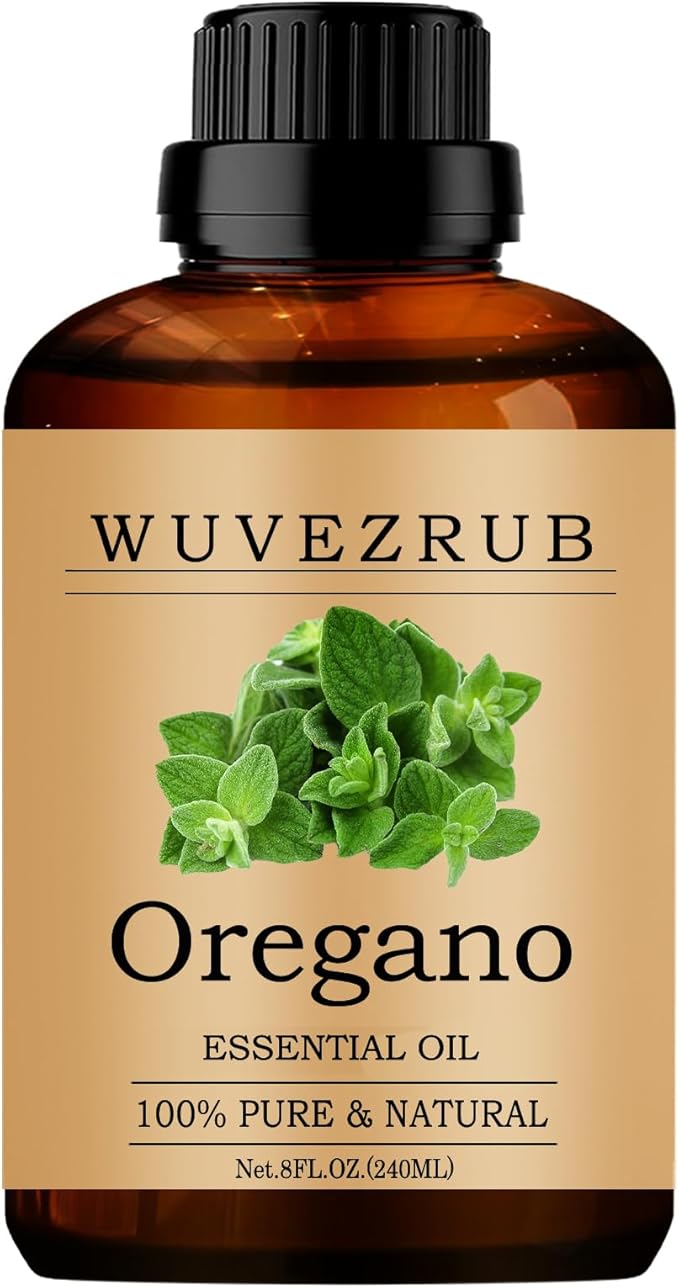 Oregano Essential Oils, 240ML Pure and Natural Essential Oil by WUVEZRUB