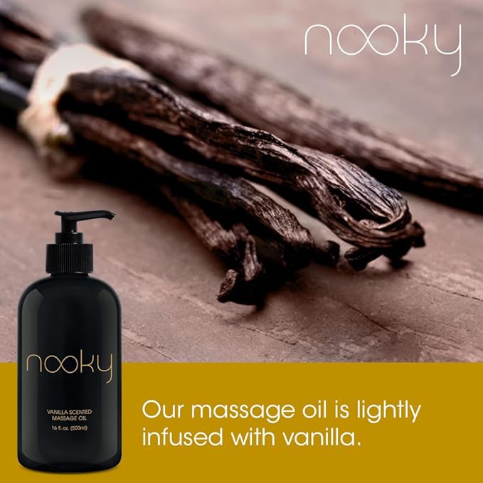 Nooky Vanilla Massage Oil with Fractionated Coconut Oil.16 Ounce - Image 6