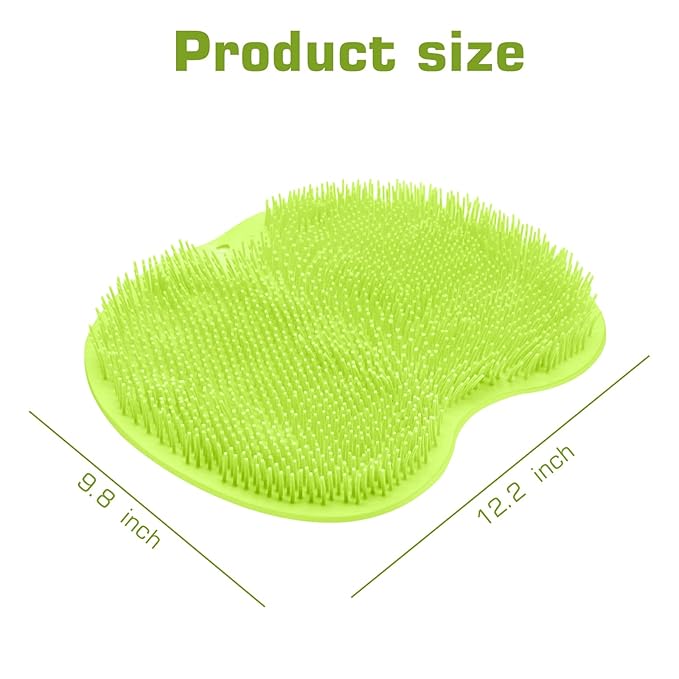 Shower Foot Scrubber Mat Back Washer Back Exfoliating Bath Wash Pad Wall - Image 7