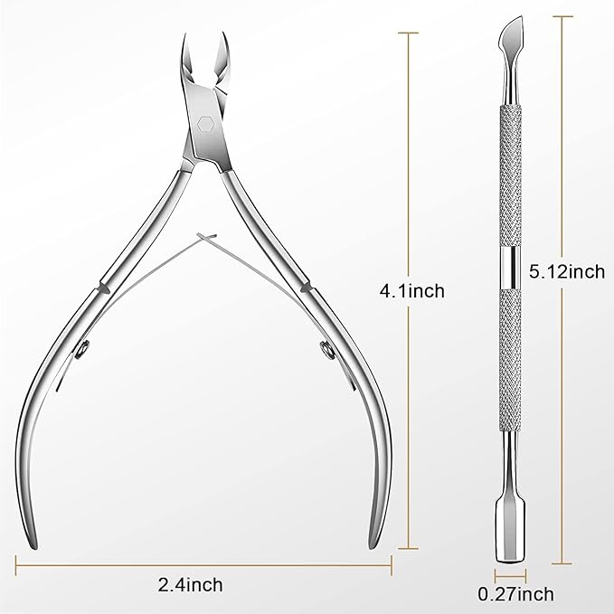 Cuticle Trimmer with Cuticle Pusher - Image 6