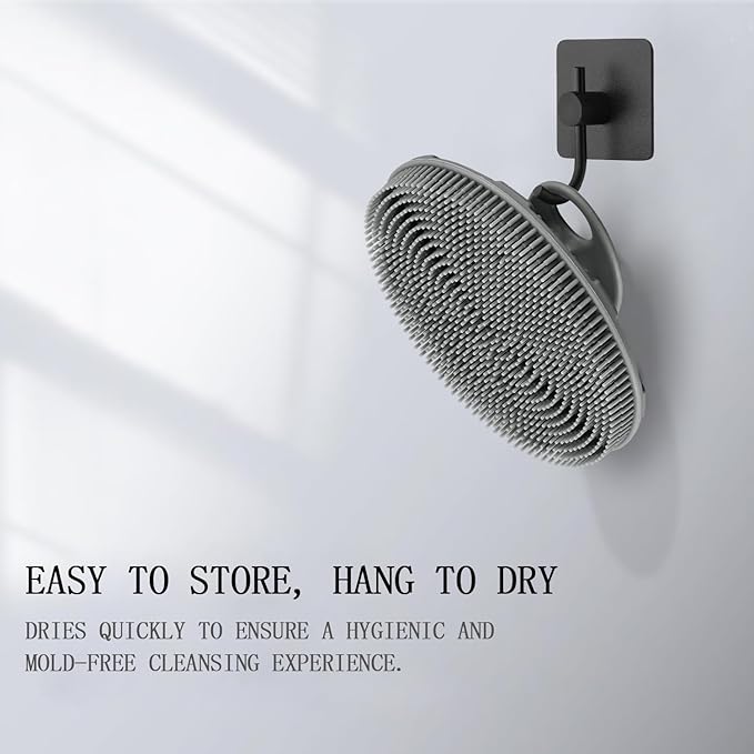 INNERNEED Food-Grade Soft Silicone Body Scrubber Shower Brush Handheld - Image 6