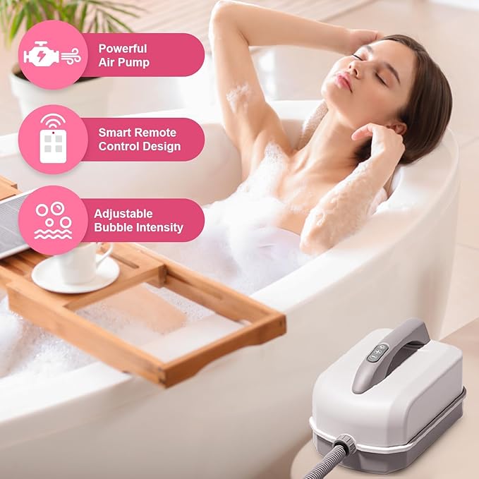 Flgocexs Bubble Bath Mat, Full Body Waterproof Spa Mat - Image 5