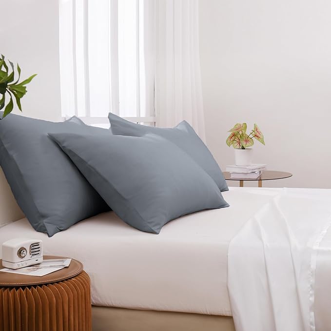 Pillowcases Queen 4 Pack, 20x30 Pillow Cases - Image 2