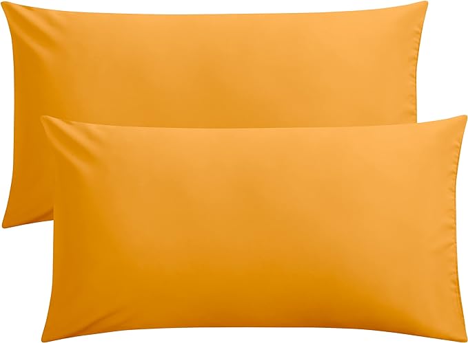 FLXXIE King Pillow Cases Set of 2, Soft Microfiber Pillow Covers by FLXXIE