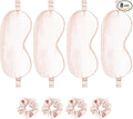 Satin Eye Mask 8Pcs Silk Sleep Masks Silky Blindfold Eyeshade Blackout Eyes by WJingYiJia