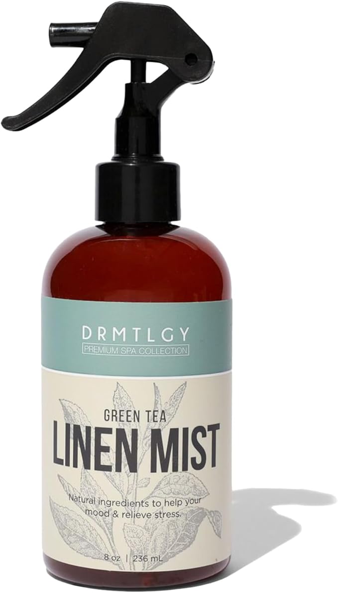 DRMTLGY Natural Green Tea Linen and Room Spray. Pure Essential Oils by DRMTLGY
