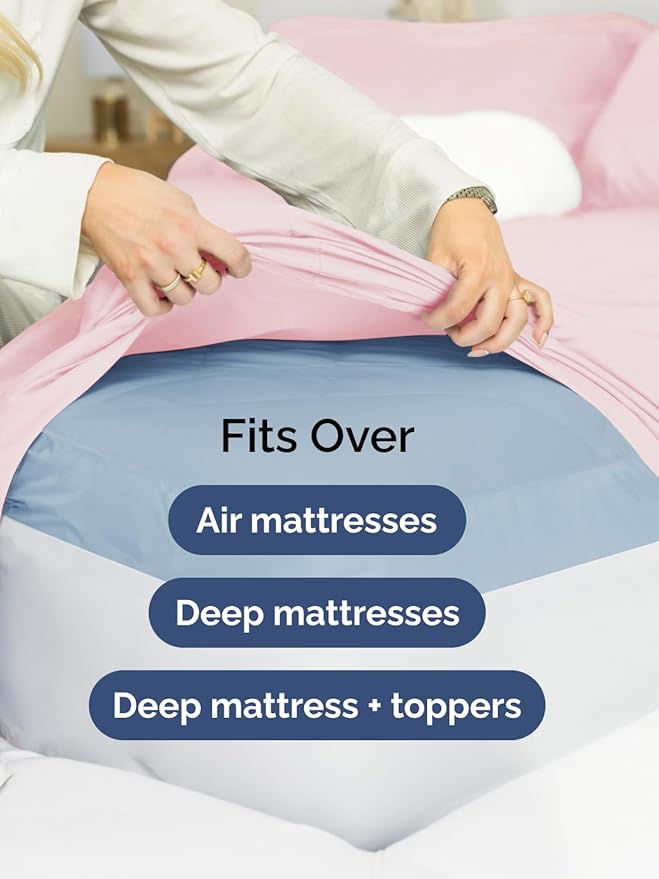 Extra Deep Split King Fitted Sheet - Image 6