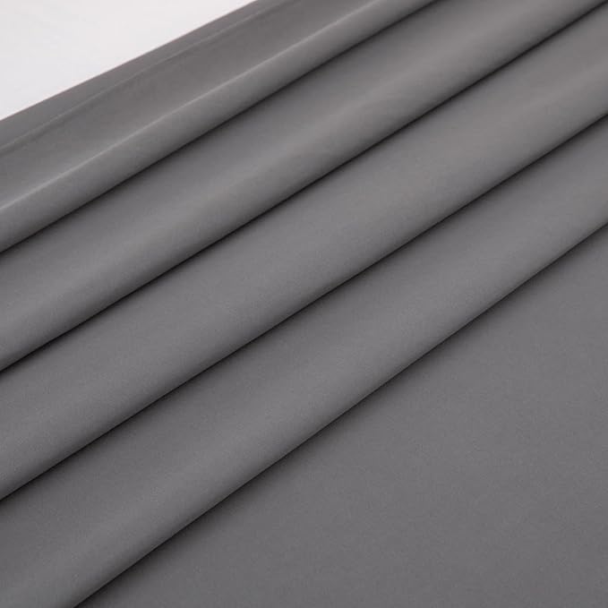 King Flat Sheet Only， 108x102Inch Dark Gray - Image 4