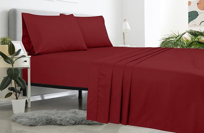 Royale Linens Full Flat Sheet - Image 2