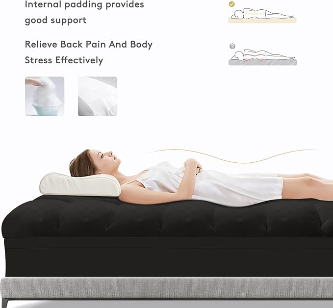 SameBed Mattress Topper Queen, Extra Thick Mattress Pad Cover - Image 6