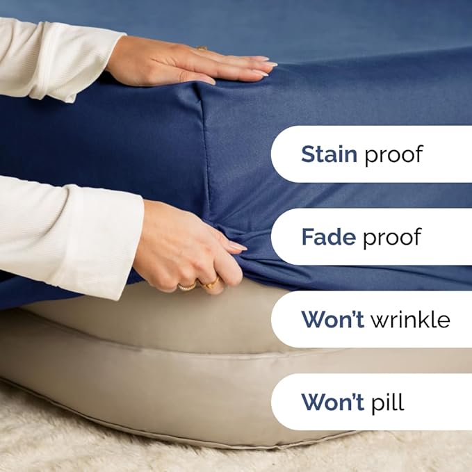 Extra Deep California King 400 Thread Count Cotton Fitted Sheet - Image 4