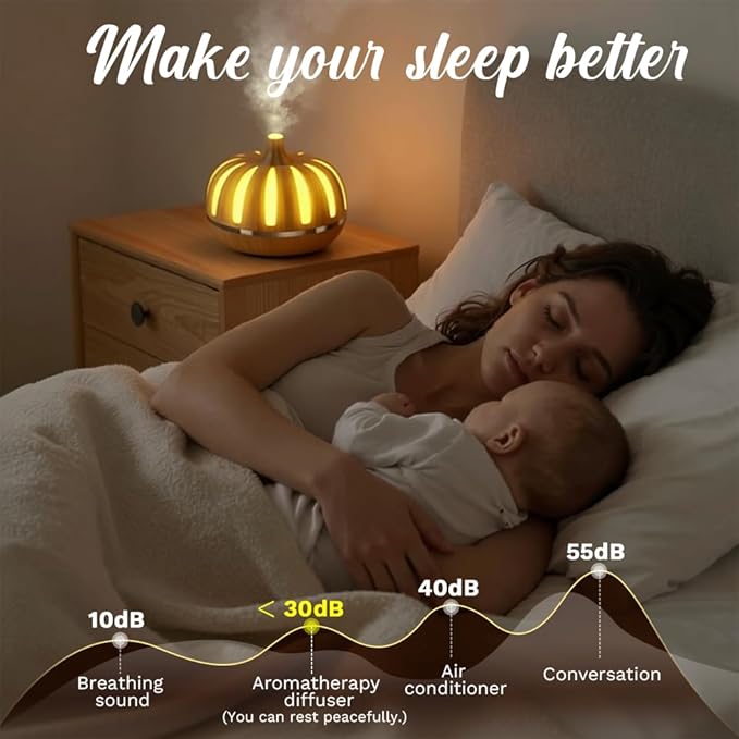 Essential Oil Diffuser 300ml for Home Bedroom, Aromatherapy Oil Diffuser - Image 4