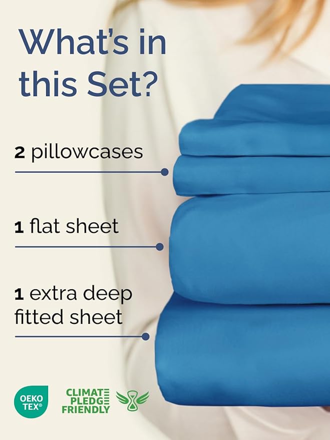 Extra Deep Twin Sheet Set - Image 2
