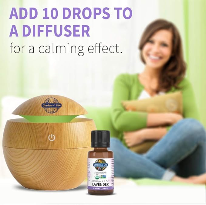 Garden of Life Essential Oil, Lavender 0.5 fl oz, 100% USDA Organic & Pure - Image 3