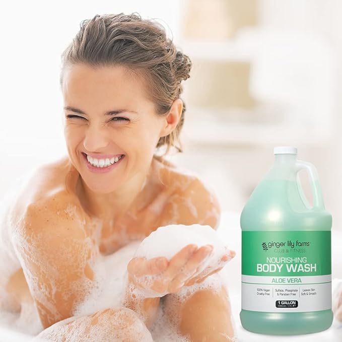 Ginger Lily Farms Club & Fitness Nourishing Body Wash, 100% Vegan & Cruelty-Free - Image 7