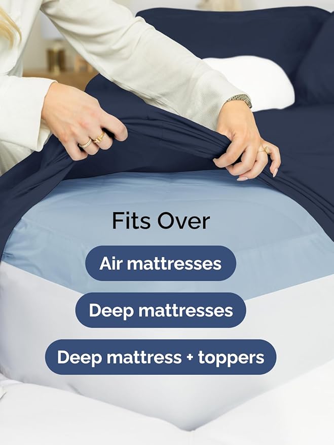 Extra Deep Cal King Fitted Sheet - Image 6