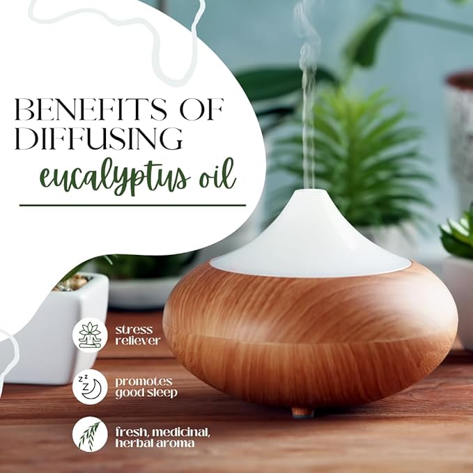 2 Bottles – GreenHealth Eucalyptus Essential Oil – 16 fl oz Each – 100% Pure & - Image 5