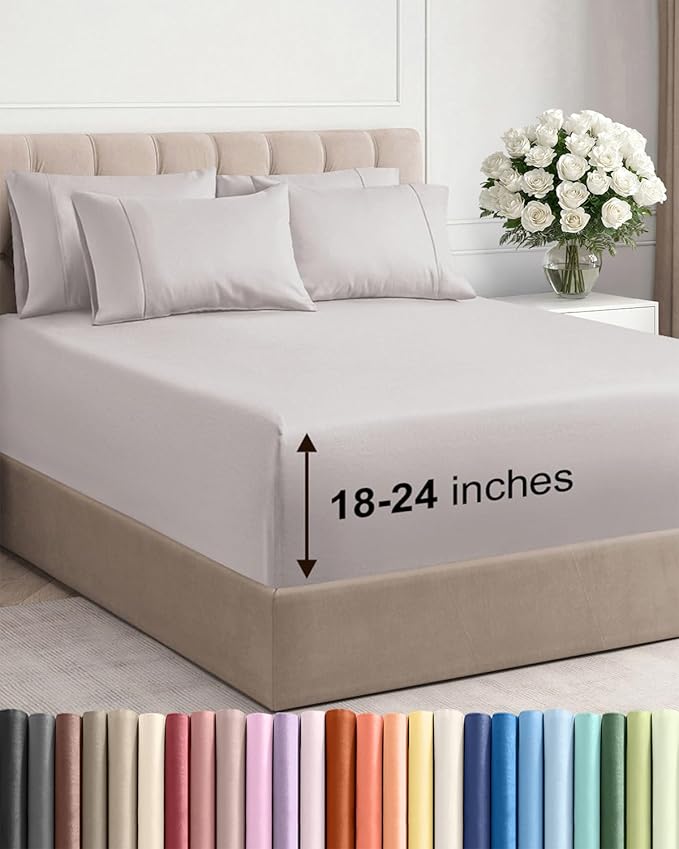 Extra Deep Cal King Sheet Set by CGKUnlimited