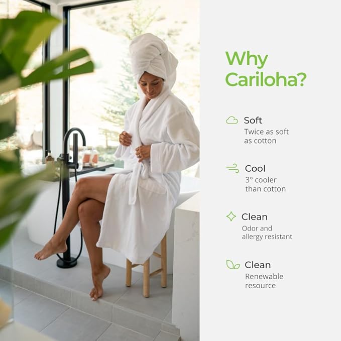 Cariloha Bath Towel |Blue Lagoon | 28"x54" | Turkish Cotton & Viscose Material - Image 6