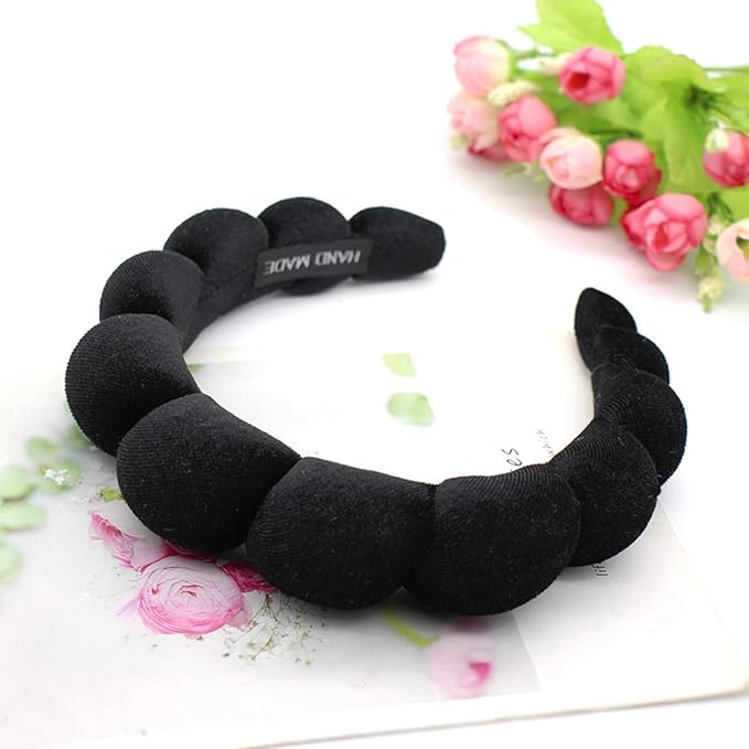 Fashion Headbands for Women Padded Fabric Hair Bands Wide Velvet Non Slip - Image 6