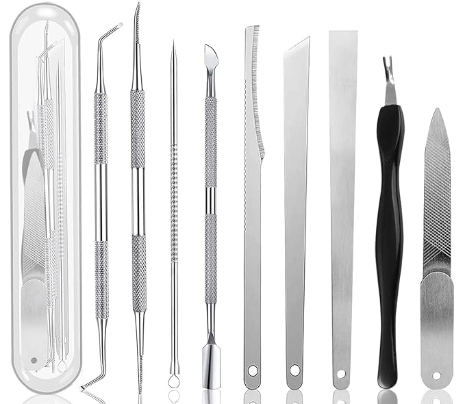 Ingrown Toenail File and Lifters Set, Ingrown Toenail Treatment Pedicure Kit by yeoeigm