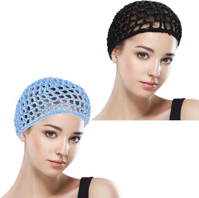 WLLHYF Wig Cap Thick Long Hair Caps Adjustable Net Mesh Braided Weaving Making - Image 3