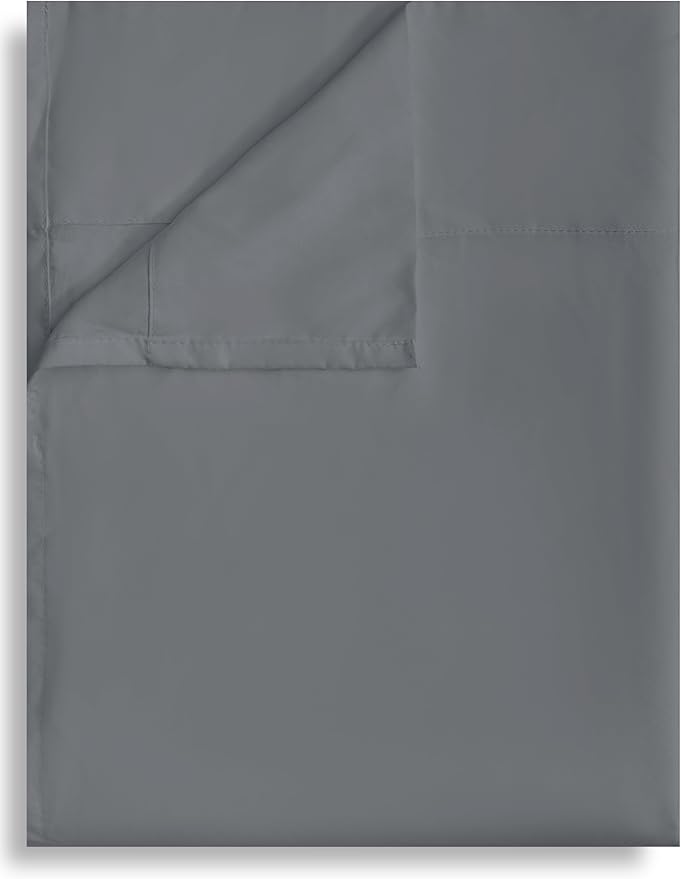 Twin Flat Sheet Only, 1 Pack Top Bed Sheets, Soft Breathable Brushed Microfiber by Culve