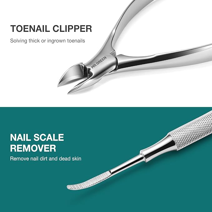 MR.GREEN Pedicure Knife Set Professional Ingrown Toenail Clippers Foot Care - Image 6