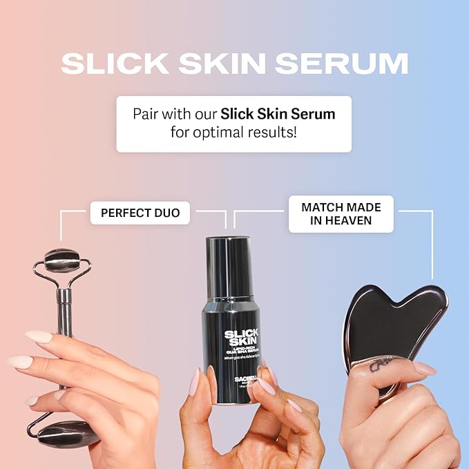 Sacheu Stainless Steel Face Roller Skin Care and Lymphatic Drainage — Cooling - Image 7