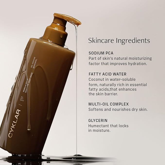 CYKLAR Sensorial Body Wash. Vanilla Verve Hydrating Cleanser - Image 6