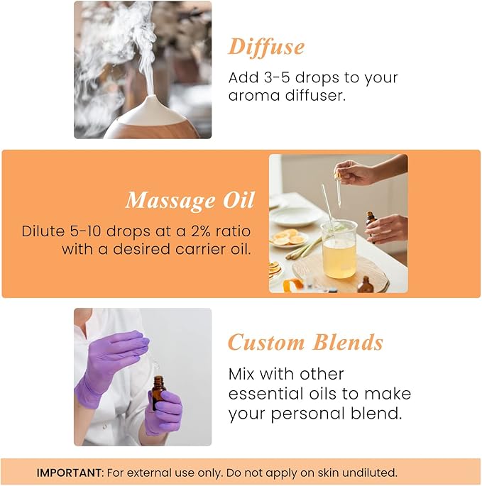 Handcraft Blends Orange Essential Oil – Huge 4 Fl Oz – 100% Pure and Natural – - Image 6