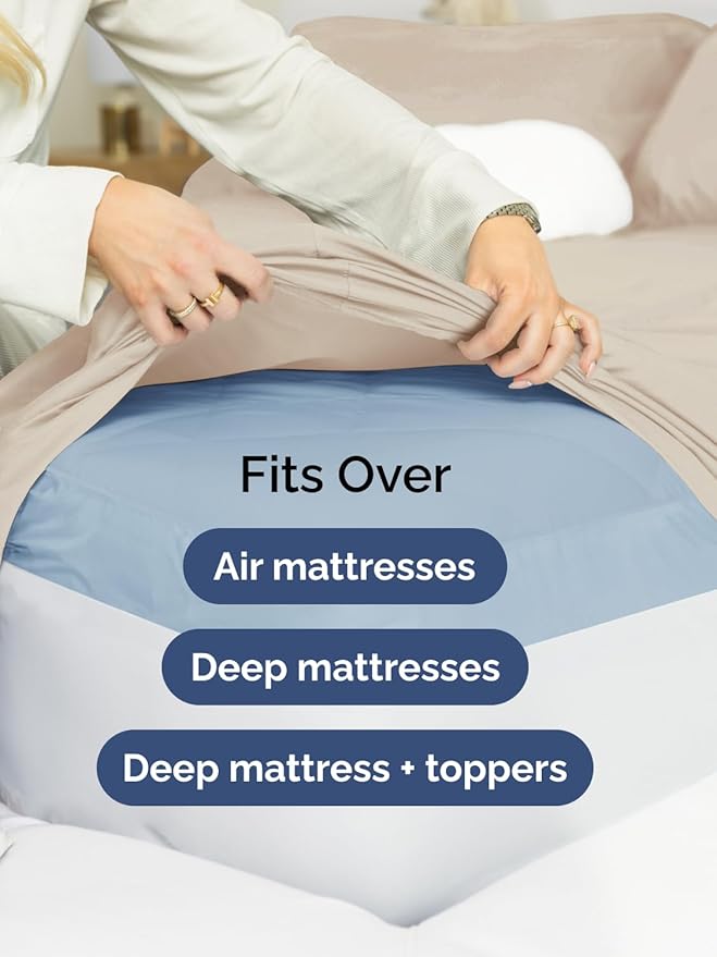 Extra Deep Twin Fitted Sheet - Image 6